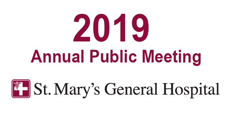 St. Mary’s General Hosts Annual Public Meeting