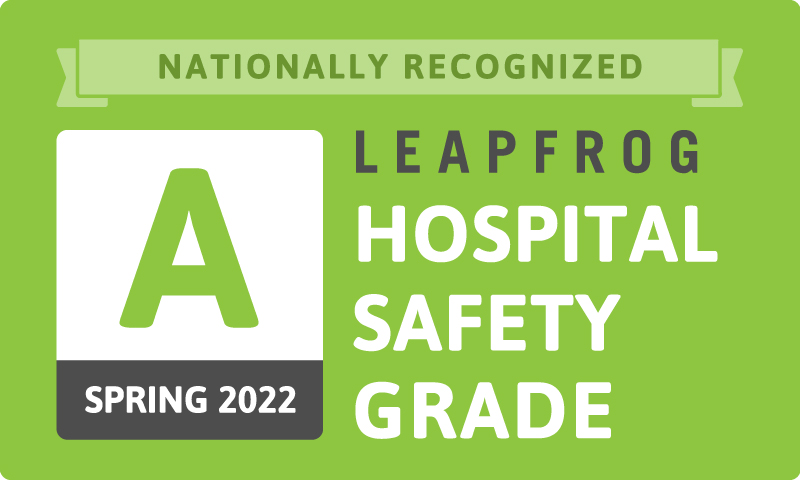 St. Mary’s General Nationally Recognized with an ‘A’ Leapfrog Hospital Safety Grade